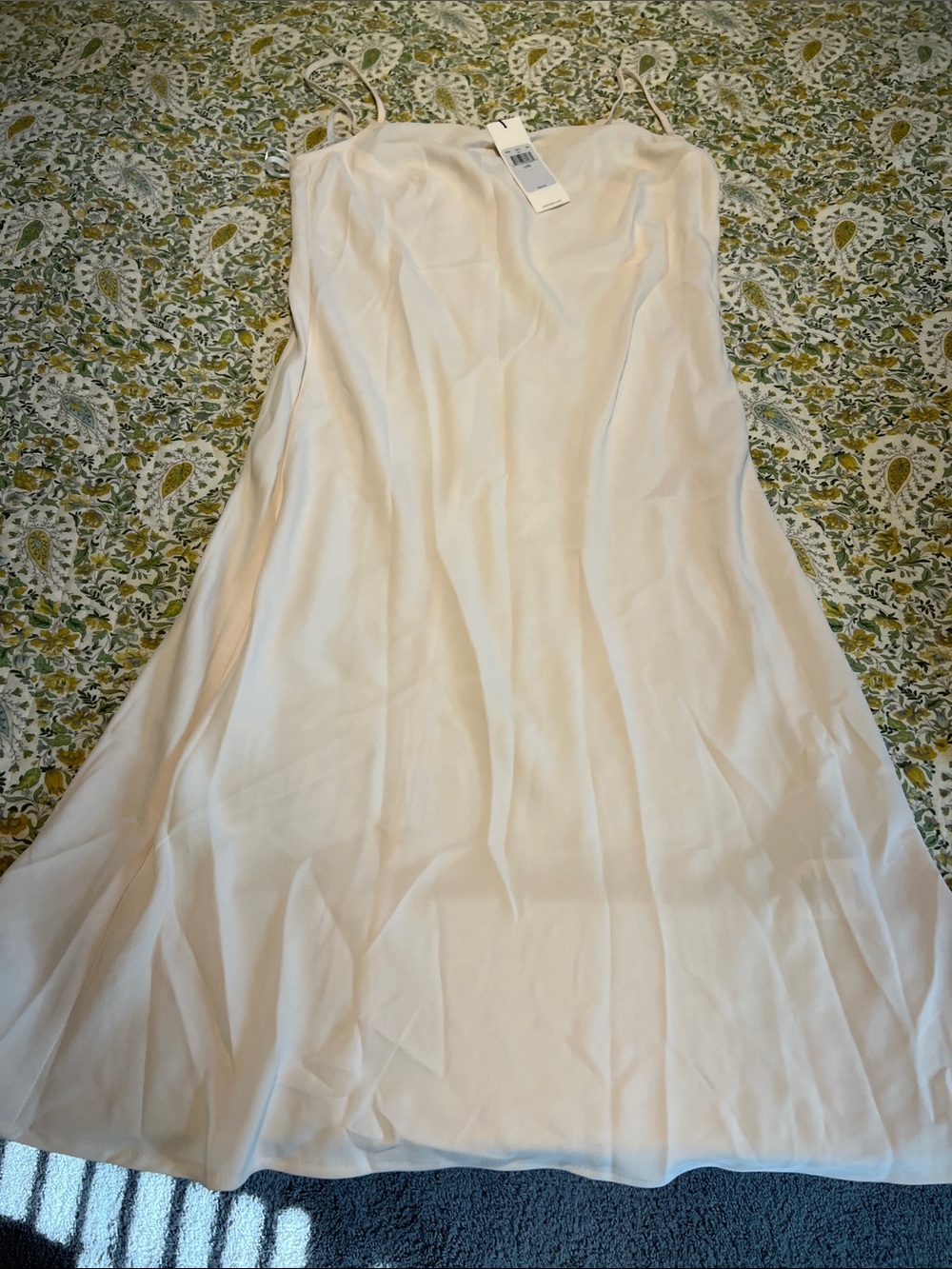 Calvin Klein Women's Maxi Slip Dress in Light Beige
